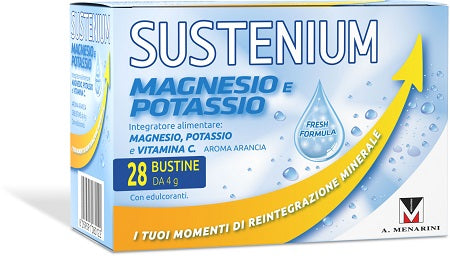 menarini otc sustenium magnesio e potassio 28 buste sustenium ean 8059591080115