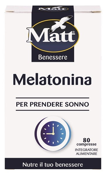 ad gruppo alimentare diet matt benessere melatonina 80 compresse ean 8021581040157