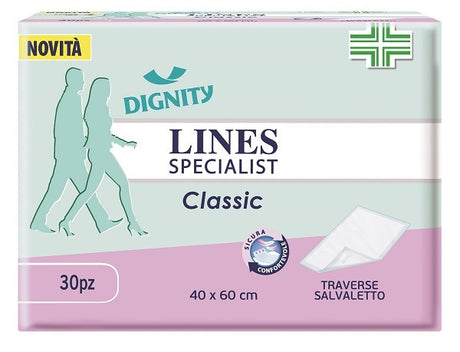 fater adult traversa per incontinenza lines specialist classic 40x60 cm 30 pezzi lines ean 8001480057302