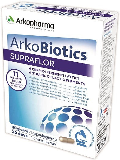 arkofarm arkobiotics supraflor 30 capsule arkofarm ean 3578830113209