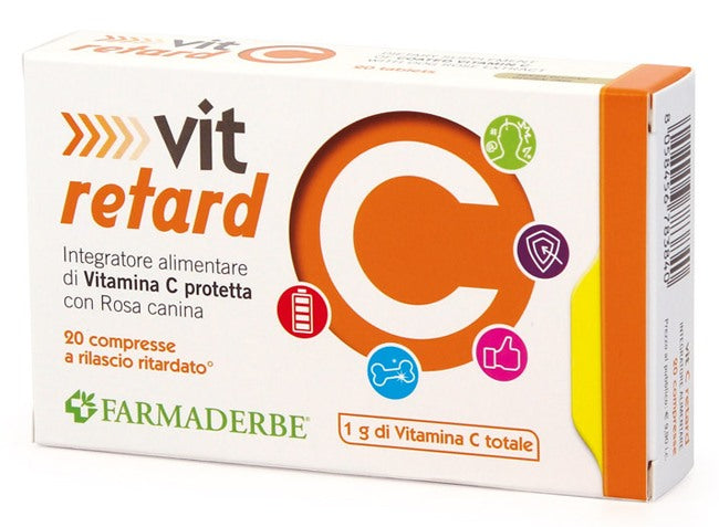 farmaderbe vit c retard 20 compresse a rilascio ritardato farmaderbe ean 8058456783840