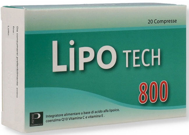 piemme pharmatech lipotech 800 20 compresse piemme pharmatech