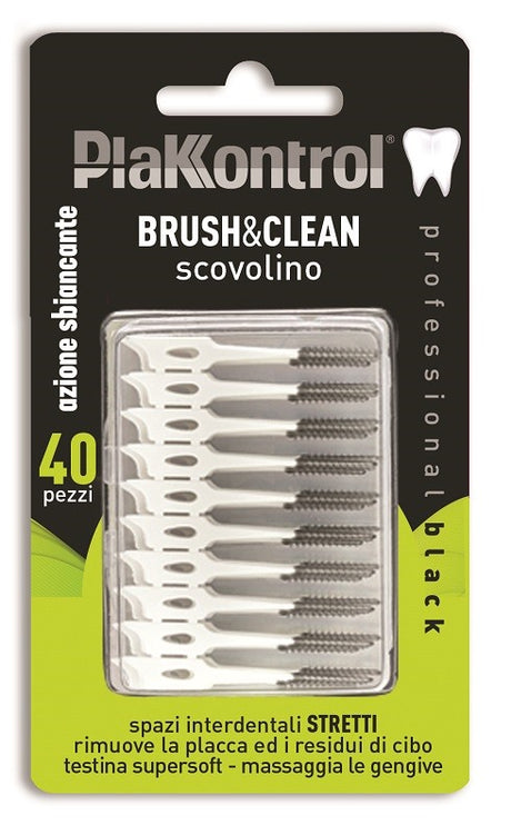 ideco plakkontrol brush clean carbon 40 pezzi ean 8019029001501