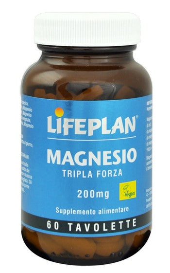 algilife magnesio tripla forza 60 tavolette lifeplan ean 5019205009751