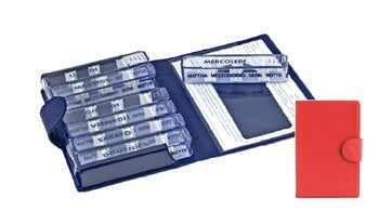 farmacare portapillole settimanale medidos rosso aperturachiusa in velcro 105x155x25 cm farmacare