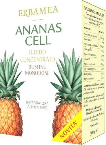 erbamea ananas cell fluido concentrato 15 bustine 20 ml ean 8032841633217
