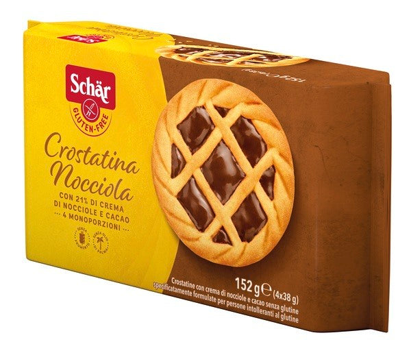 schar uno schar crostatina nocciola 4 monoporzioni da 38 g schar ean 8008698024799
