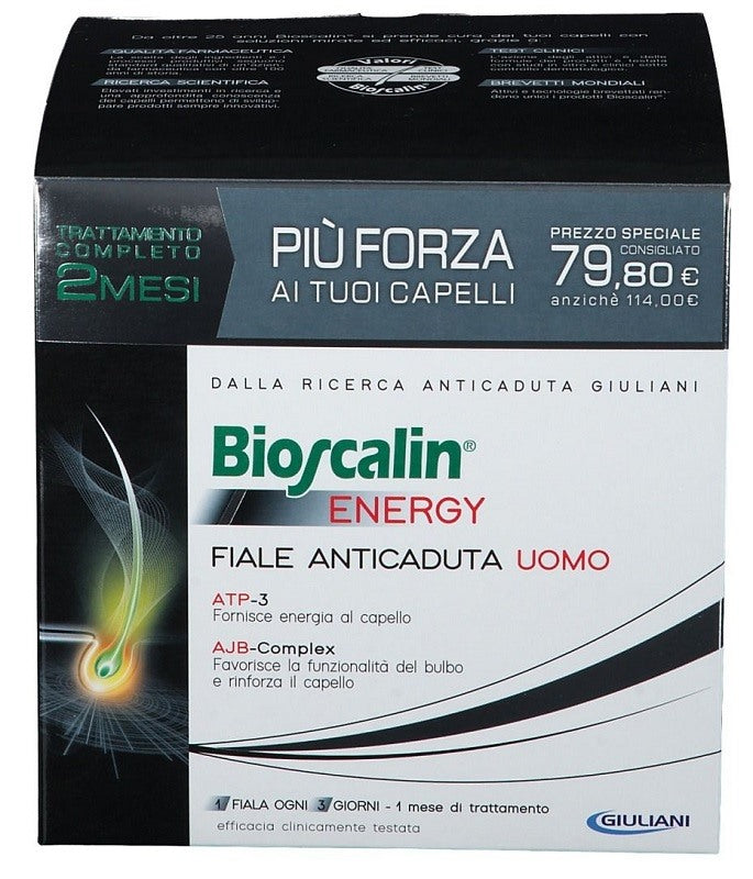 giuliani bioscalin energy fiale doppia taglio prezzo bioscalin