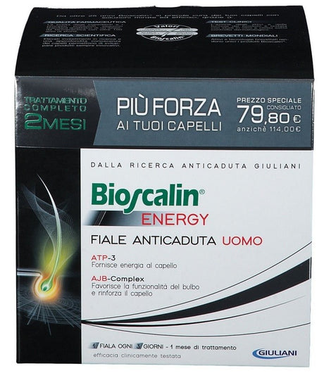 giuliani bioscalin energy fiale doppia taglio prezzo bioscalin