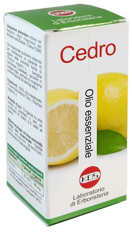 kos cedro olio essenziale 20 ml