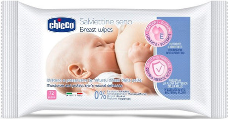 artsana chicco chicco salviette detergenti per il seno 72 pezzi chicco ean 8058664080717