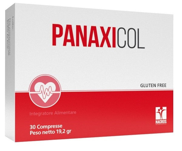 nacros panaxicol 30 compresse ean 8058697510144