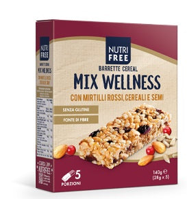 nuova terra nutrifree barrette cereal mix wellness 28 g x 5 nutrifree ean 8008696028195