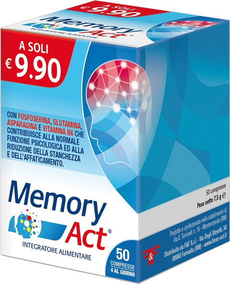 ff memory act 50 compresse ff ean 8030936400409
