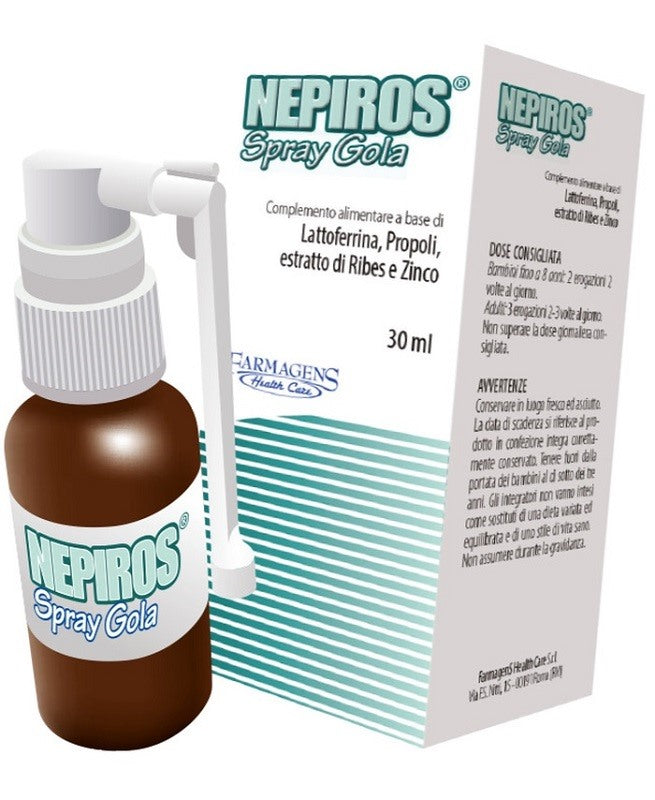 farmagens nepiros spray gola 30 ml nuova formula