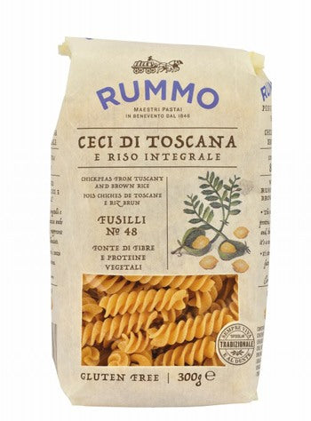 rummo rummo fusilli n 48 ceci di toscana e riso integrale 300 g rummo ean 8008343810487