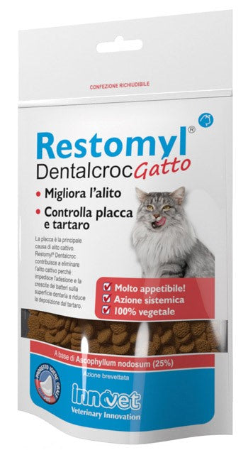 innovet italia restomyl dentalcroc gatto busta 60 g innovet ean 8021676020675
