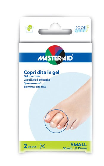 pietrasanta copri dita master aid footcare in gel small 2 pezzi c1 master aid ean 8032956144868