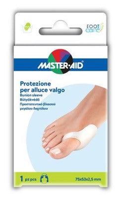 pietrasanta pharma protezione in gel master aid footcare per alluce valgo 1 pezzo d6 master aid ean 8032956144943