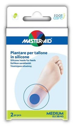 pietrasanta pharma talloniera in due tipologie di silicone master aid footcare medium 2 pezzi f3 master aid ean 8032956145049