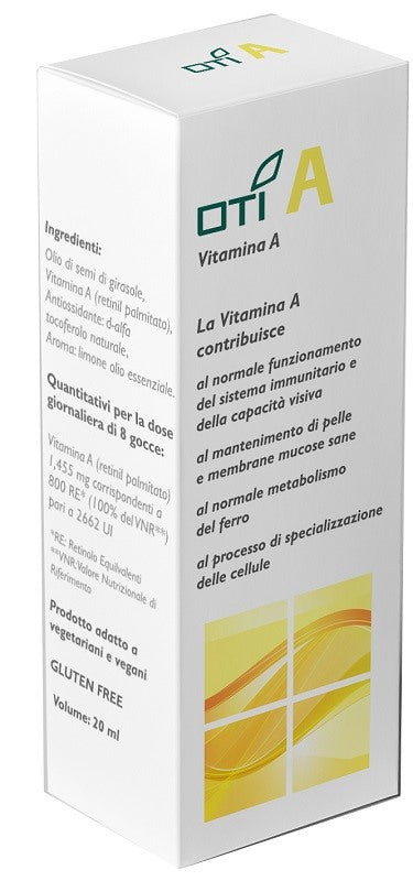 oti oti a vitamina a gocce 20 ml oti ean 8051882690263