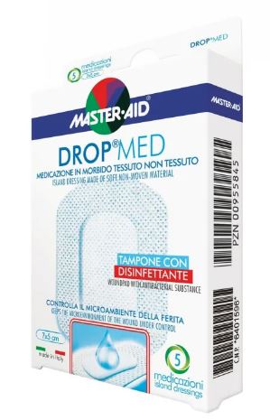 pietrasanta medicazione master aid drop med 10 x 10 cm 5 pezzi master aid ean 8032956145124