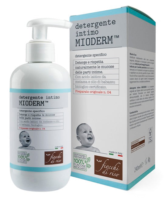 artsana fiocchi di riso mioderm detergente intimo 240 ml fiocchi di riso ean 8058664171057