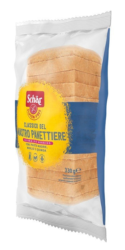 schar uno schar classico del mastro panettiere pane bianco senza lattosio 330 g schar ean 8008698027400