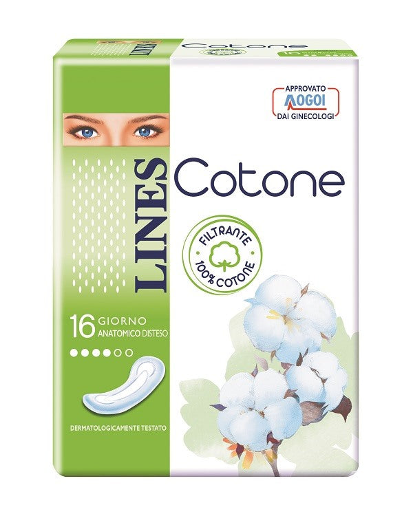 fater lines cotone non ultra anatomici distesi 16 pezzi lines ean 8001480054547