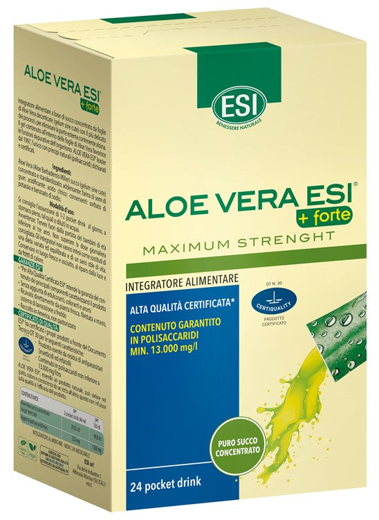 esi esi aloe vera succo forte 24 pocket drink esi ean 8008843131754