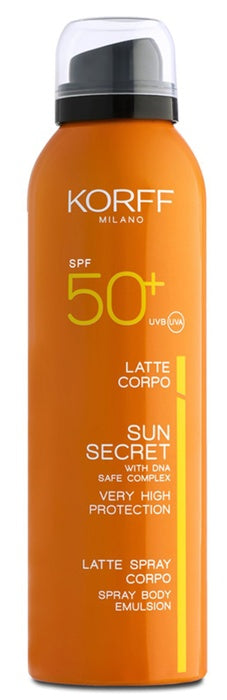 korff beauty korff sun secret latte spray corpo spf50 200 ml korff ean 8050519680066