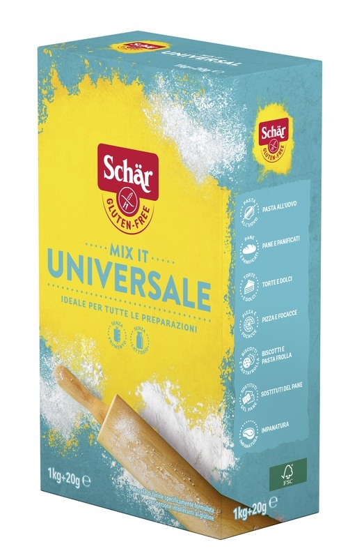 schar due schar mix it farina universale senza lattosio 1 kg 20 g schar ean 8008698028346