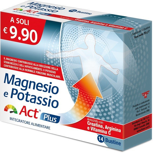 ff magnesio e potassio act plus 14 bustine ff ean 8030936400447