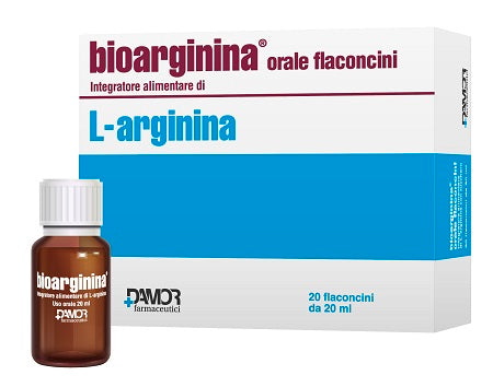 damor bioarginina orale 20 flaconcini 20 ml