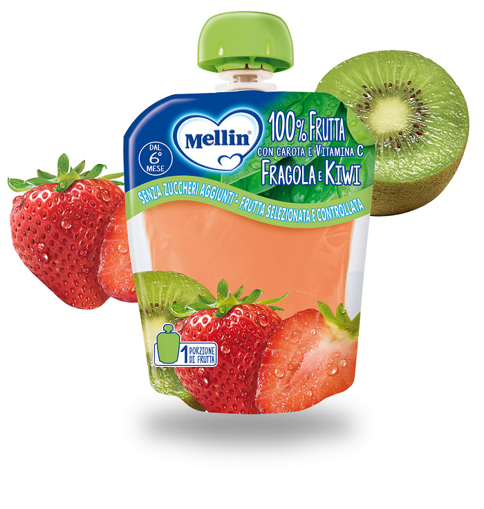 mellin mellin pouch fragola kiwi 90 g mellin ean 8017619400345