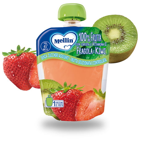 mellin mellin pouch fragola kiwi 90 g mellin ean 8017619400345