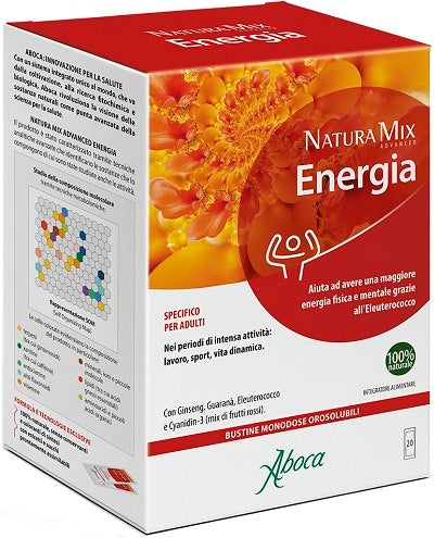 aboca natura mix advanced energia 20 bustine aboca ean 8032472021599