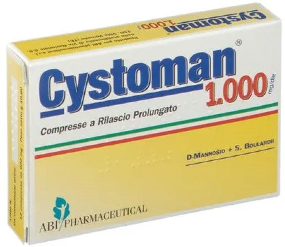 abi pharmaceutical cystoman 1000 12 compresse cystoman