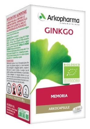arkofarm arko capsule ginkgo bio 130 capsule arkofarm ean 3578835611052