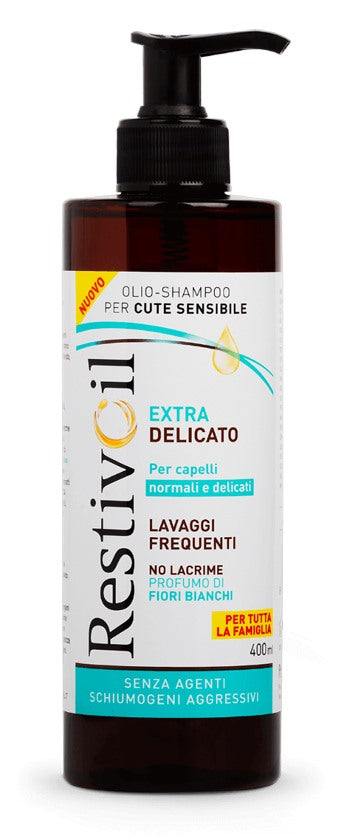 perrigo italia restivoil extra delicato olio shampoo per cute sensibile 400 ml restiv oil ean 8004283156654