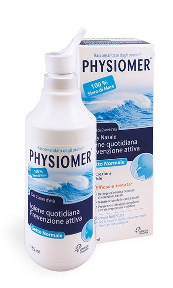 perrigo italia spray nasale physiomer getto normale 135 ml physiomer ean 8004283156944