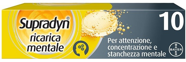 bayer ch supradyn ricarica mentale 10 compresse supradyn ean 8000560990461