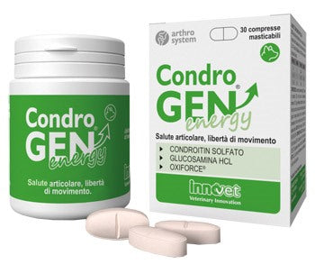 innovet italia condrogen energy 30 compresse masticabili condrogen ean 8021676021641