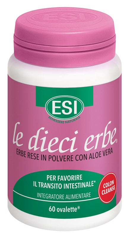 esi esi le dieci erbe colon cleanse 60 ovalette esi ean 8008843131839