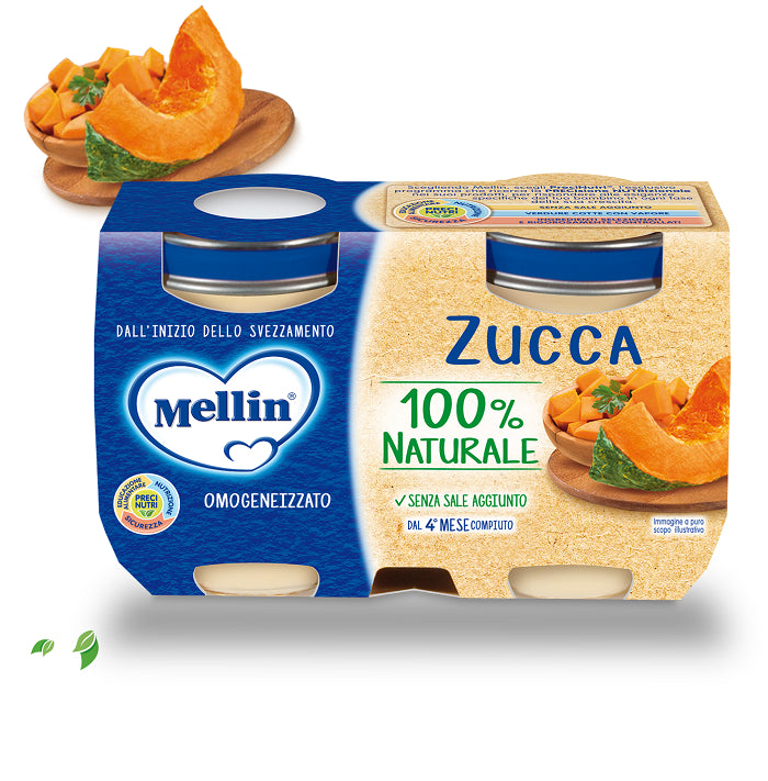 mellin omogeneizzato zucca 2 x 125 g mellin ean 5900852036378