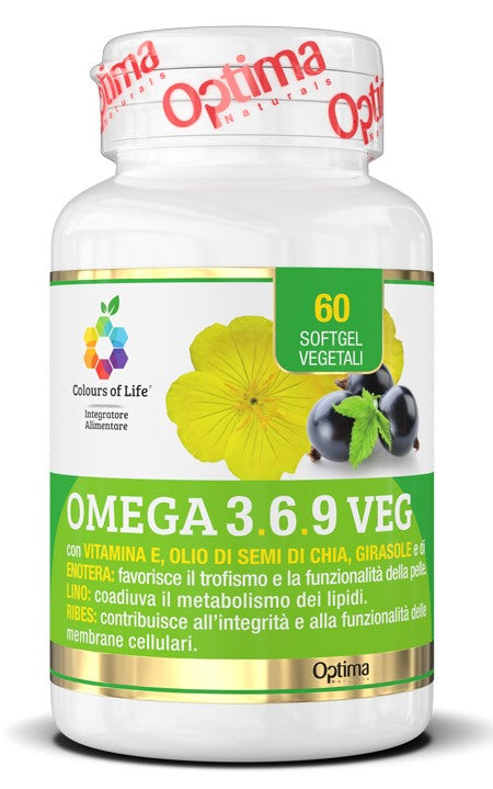 optima colours of life omega 3 6 9 veg 60 soft gel colours of life ean 8052432436898