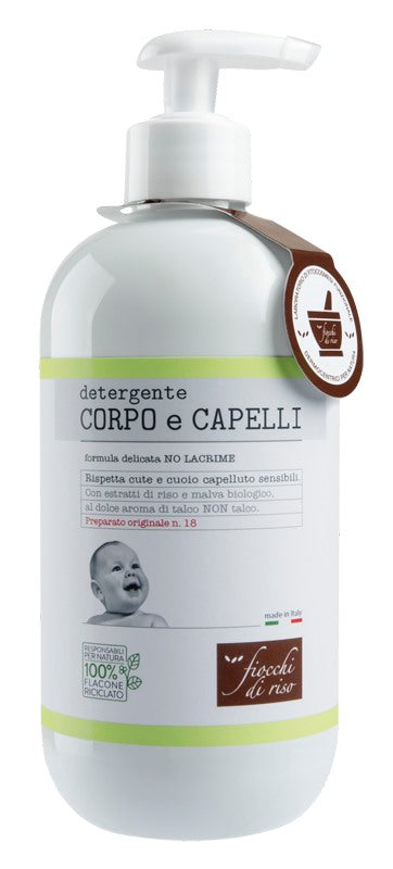 artsana chicco fiocchi di riso detergente corpocapelli talco 400 ml fiocchi di riso ean 8058664171149
