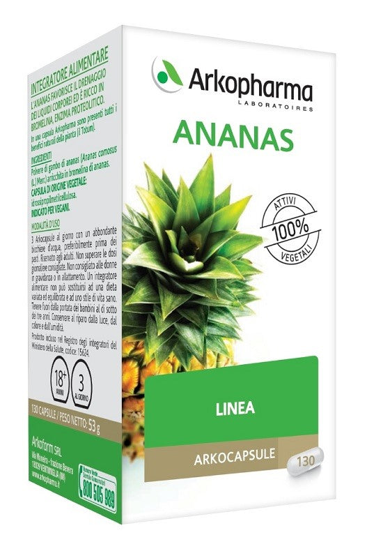 arkofarm arko capsule ananas 130 capsule arkofarm ean 3578831411380
