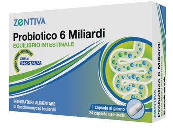 zentiva italia zentiva probiotico 6 miliardi 24 capsule vegetali zentiva