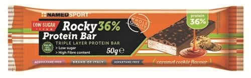 named sport rocky 36 protein bar caramel cookie barretta 50 g named ean 8054956344963
